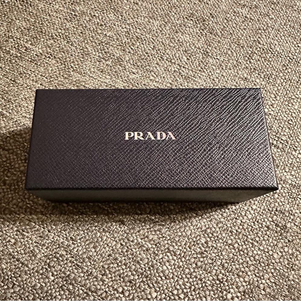 NWT Authentic Prada Eyeglasses VPR01Y 09V-1O1 Black Full Rim Frames 53MM RX-ABLE - Picture 6 of 7